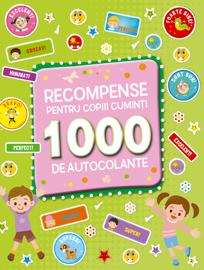 Recompense pentru copiii cuminți - 1000 de autocolante