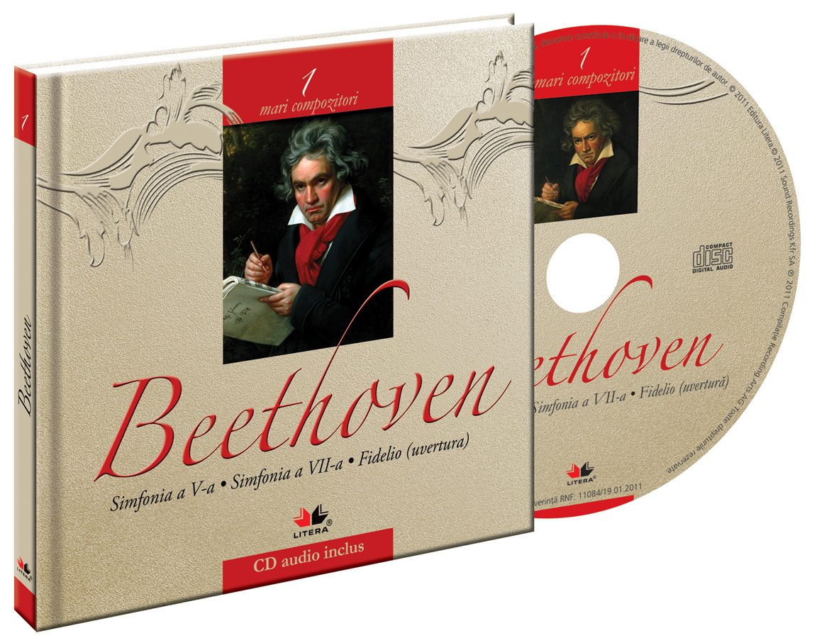 Mari compozitori. Ludwig van Beethoven. Carte + CD audio
