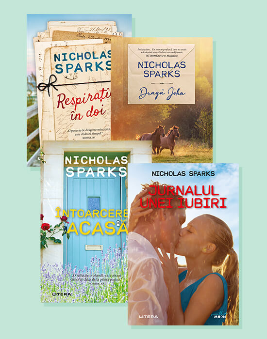 Pachet 4 carti Nicholas Sparks Cărți imagine 2022