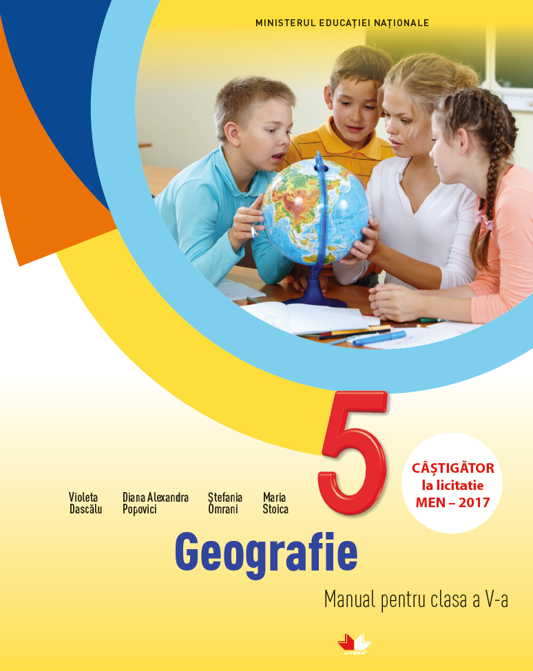 Geografie. manual. clasa a v-a