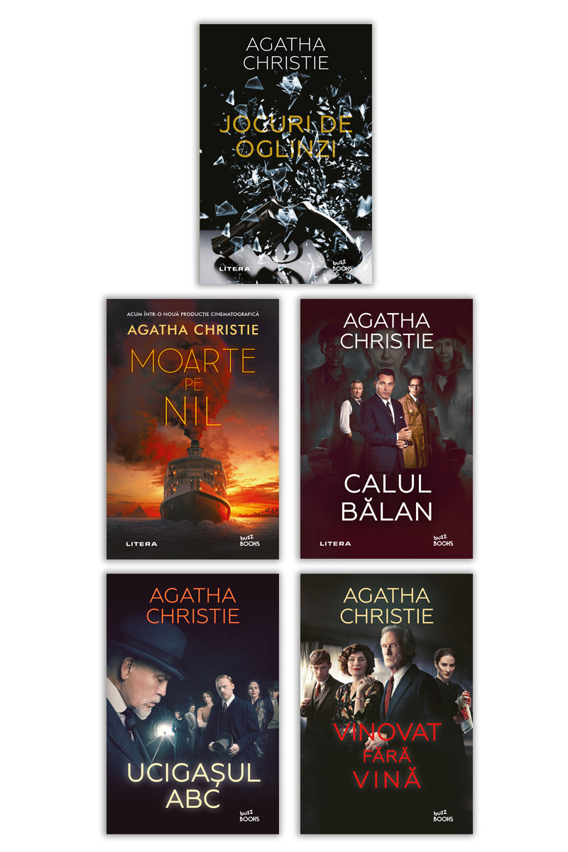 Pachet 5 carti ecranizate Agatha Christie Agatha imagine 2022