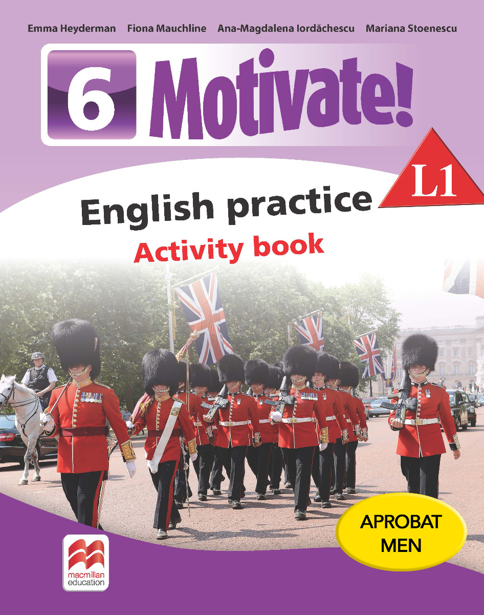 Motivate! English practice. Activity book. L 1. Lectia de engleza (clasa a VI-a) Activity imagine 2022