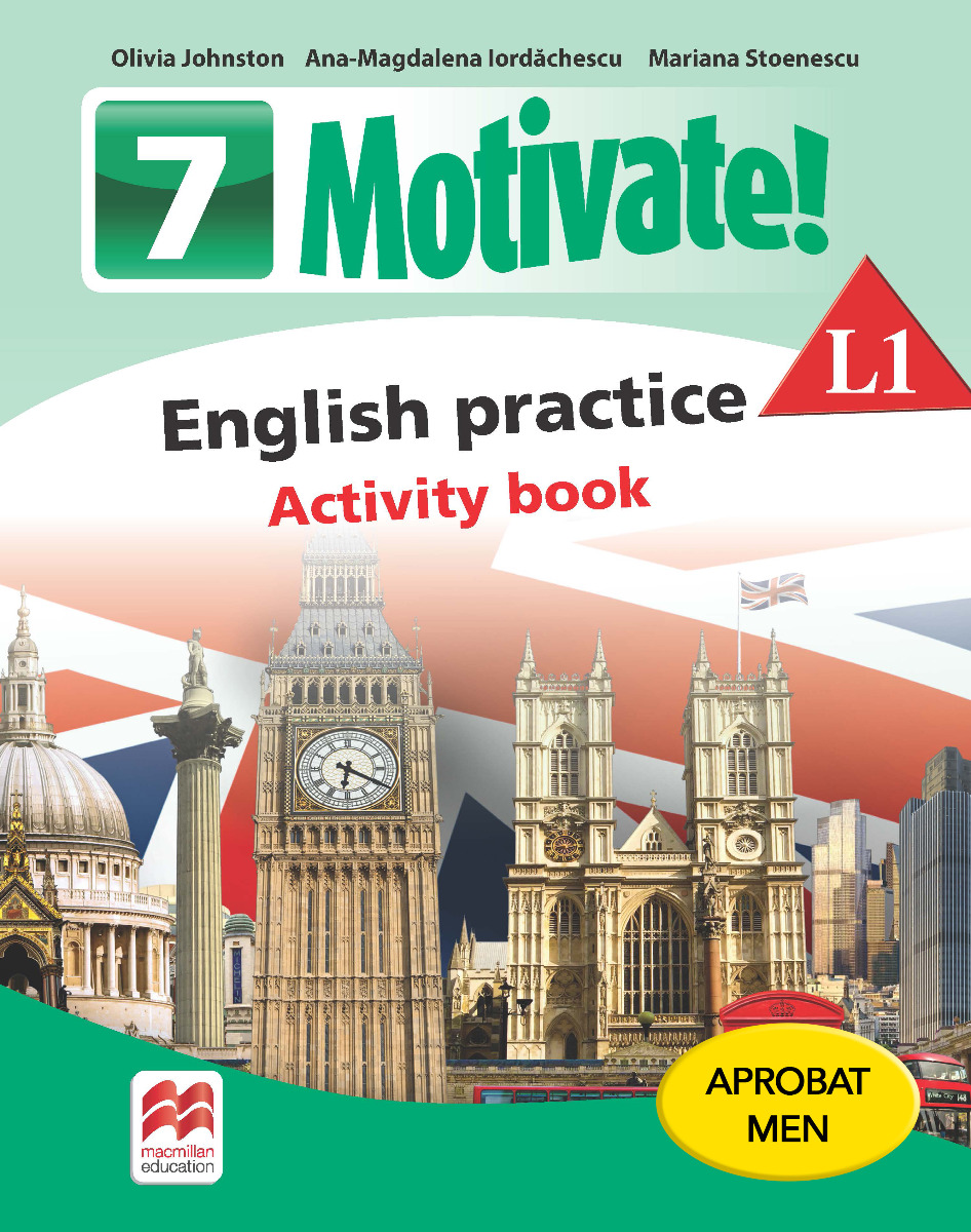 Motivate! English practice. Activity book. L 1. Lectia de engleza (clasa a VII-a) Activity imagine 2022