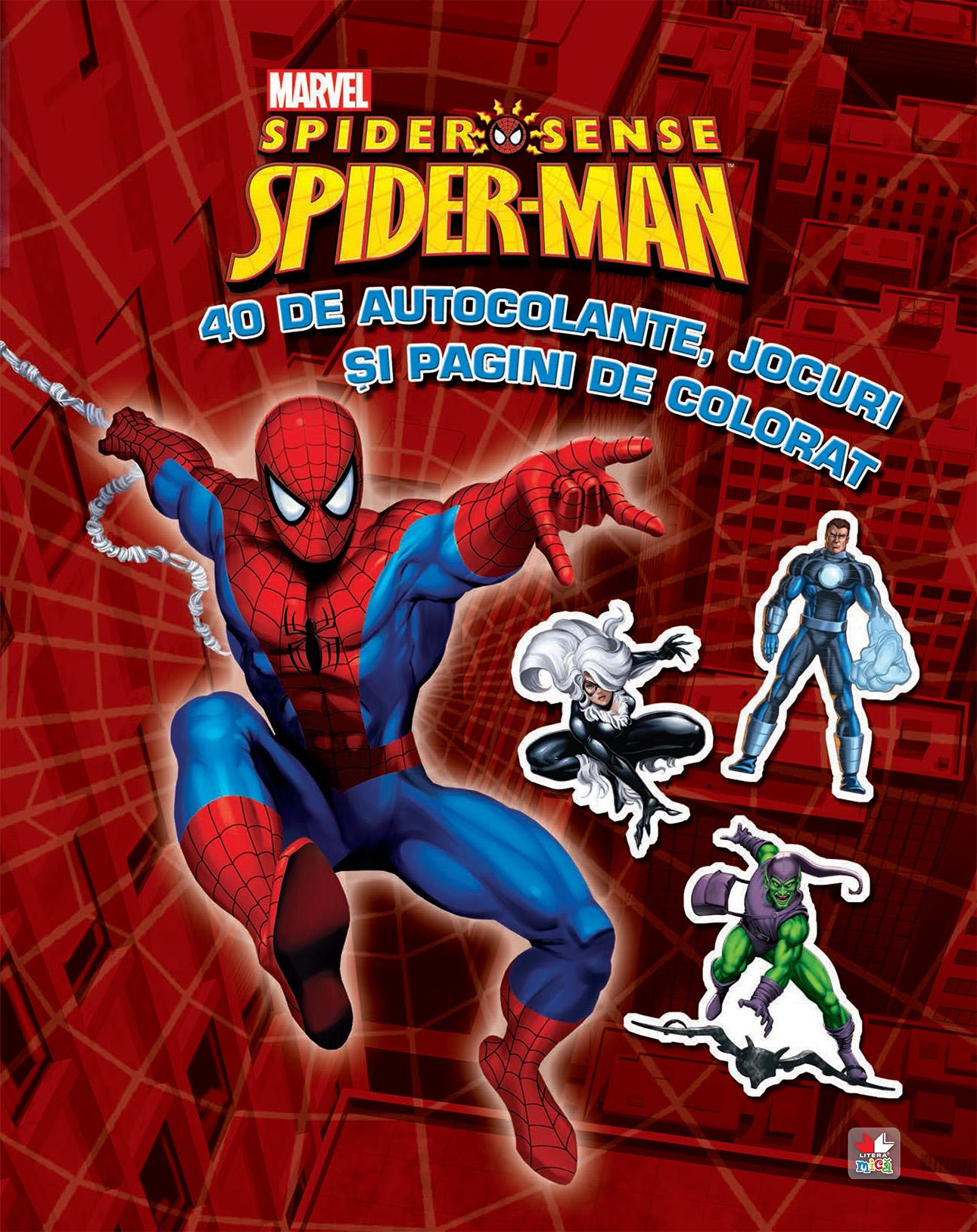 Spider-Man. 40 de autocolante, jocuri și pagini de colorat
