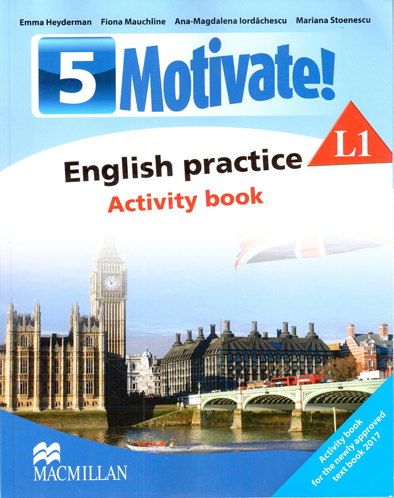 Motivate! English practice. Activity book. L 1. Lectia de engleza (clasa a V-a) Activity imagine 2022