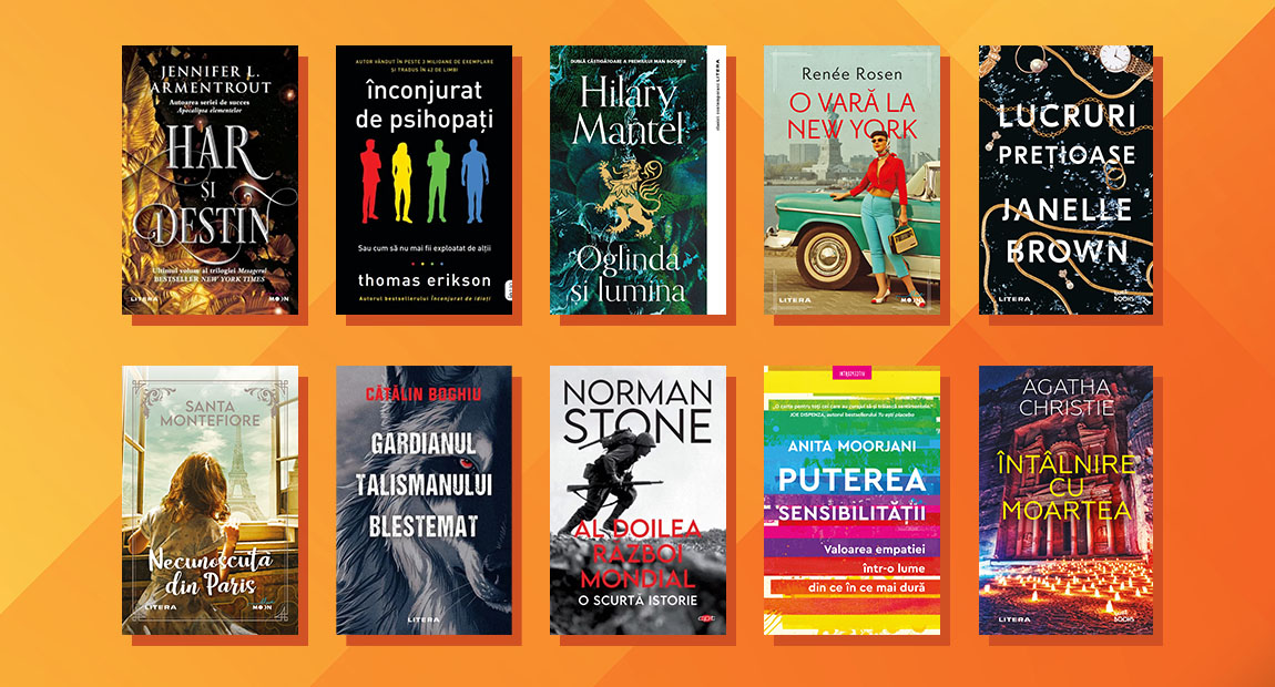 În curs de apariție la Editura Litera: 10 cărți pe care trebuie să le pui pe lista ta de lectură!