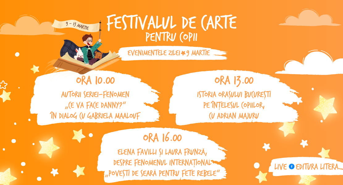 Festivalul de Carte pentru Copii: program ziua I