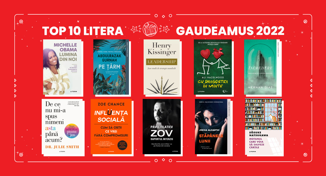 Editura Litera anunță topul celor mai vândute cărți la Gaudeamus 2022