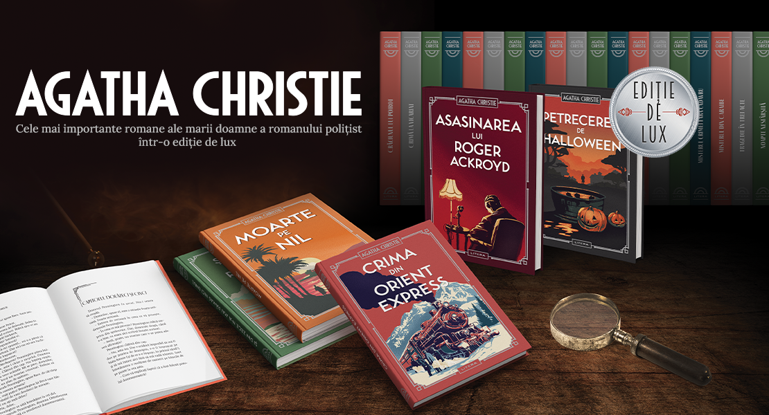 Colecția de lux Agatha Christie acum în biblioteca ta!