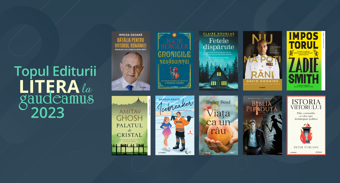 Editura Litera anunță topul celor mai vândute cărți la Gaudeamus 2023