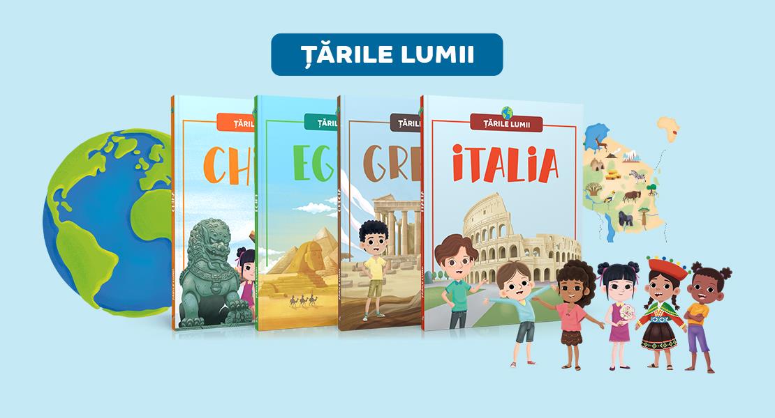 O călătorie pe cinci continente cu colecția „Țările lumii”